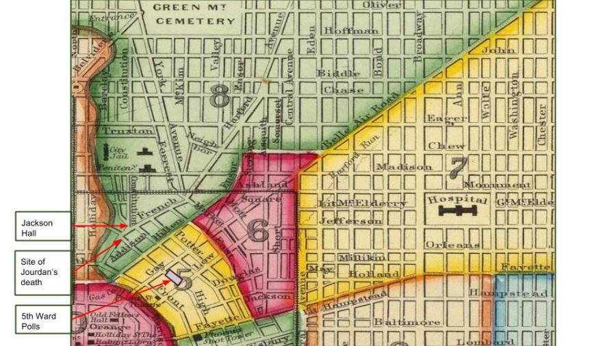Site Map of 1857 Riot